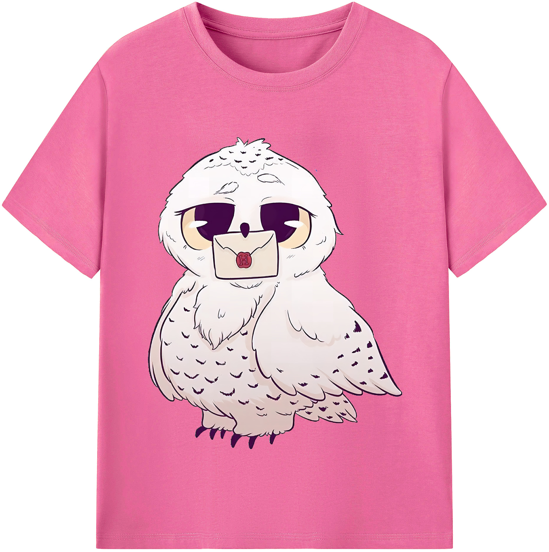 （画像用） Harry Potter ハリー・ポッターシリーズ レディースカジュアルプリントTシャツ（綿100％）